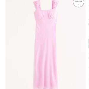 EUC Abercrombie & Fitch Slip Midi Dress Sz XXL Pink